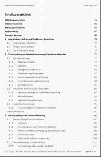 Vorschaubild Vorschaubild 3: Gutachten Krankenhauslandschaft Nordrhein-Westfalen