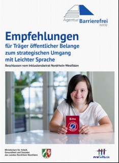 Vorschaubild Vorschaubild 1: Empfehlungen für Träger öffentlicher Belange zum strategischen Umgang mit Leichter Sprache