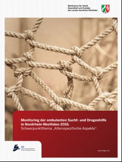 Vorschaubild Vorschaubild 1: Monitoring der ambulanten Sucht- und Drogenhilfe in Nordrhein-Westfalen 2016.