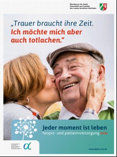 Vorschaubild 1: Plakat "Trauer braucht ihre Zeit"